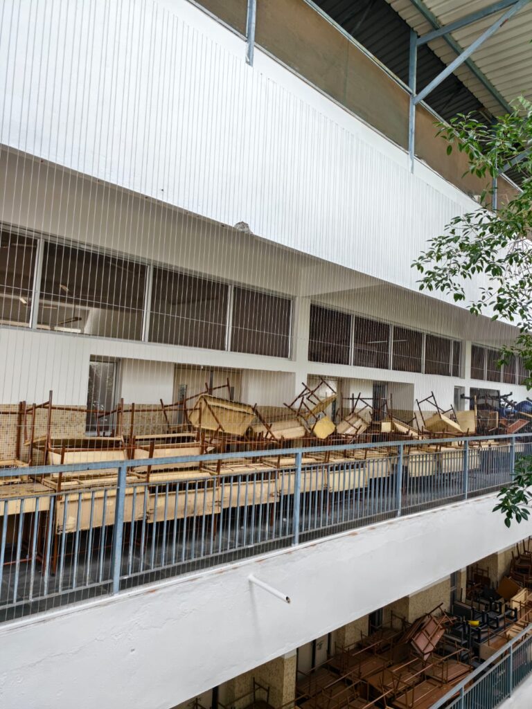 Invisible Grill foe College Installation Done By GSA Invisible Grills Chennai